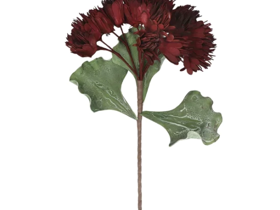 LOULOU - fleur artificielle - synthétique - H 85 cm - rouge I Pomax