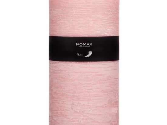 Bougie rose clair H20 cm I Pomax