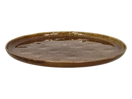 Assiette plate Spiro - brun I Pomax