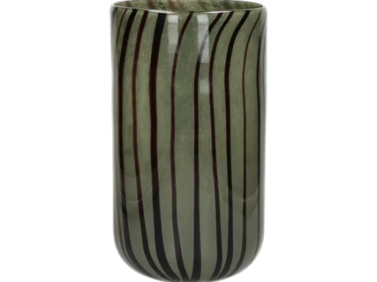 Vase Cannes H30 cm - kaki  I Pomax